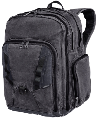 DRI DUCK DI1039 Heavy Duty Traveler Canvas Backpack BLACK