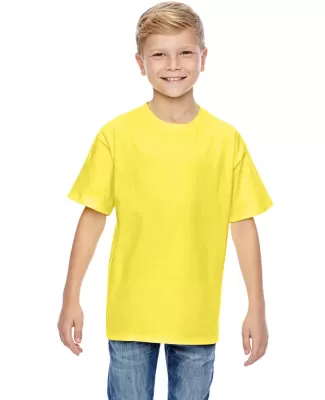 498Y Hanes Youth nano-T® T-Shirt in Yellow