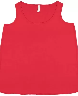 LAT 3821 Curvy Collection Women's Tank RED