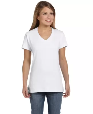 S04V Nano-T Women's V-Neck T-Shirt in White