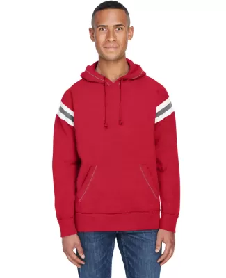 197 8847 Vintage Athletic Hooded Sweatshirt SIMPLY RED