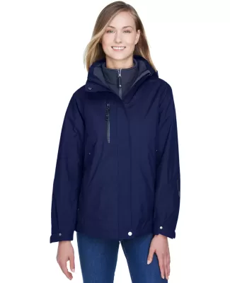 North End 78178 Ladies' Caprice 3-in-1 Jacket with CLASSIC NAVY