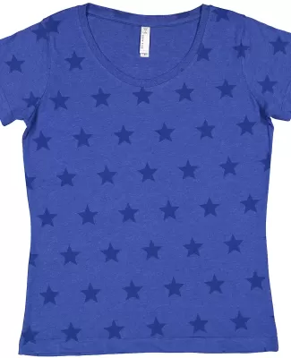 Code V 3629 Ladies' Five Star T-Shirt ROYAL STAR