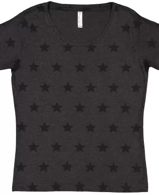 Code V 3629 Ladies' Five Star T-Shirt SMOKE STAR