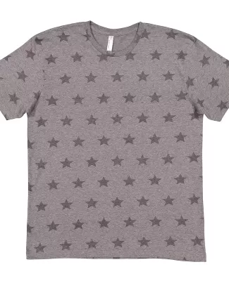 Code V 3929 Mens' Five Star T-Shirt GRAN HTHR STAR