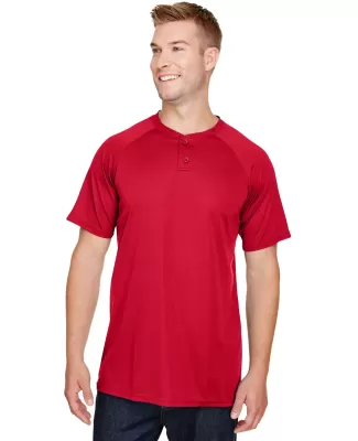 Augusta Sportswear 1565 Attain Two-Button Jersey RED