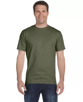 5280 Hanes Heavyweight T-shirt in Fatigue green