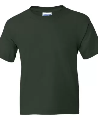 8000B Gildan Ultra Blend 50/50 Youth T-shirt FOREST GREEN