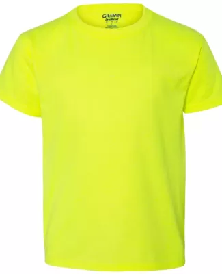8000B Gildan Ultra Blend 50/50 Youth T-shirt SAFETY GREEN
