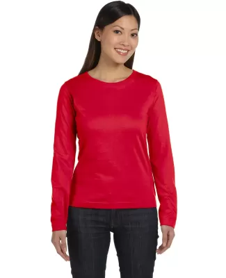 3588 LA T Ladies' Long-Sleeve T-Shirt RED