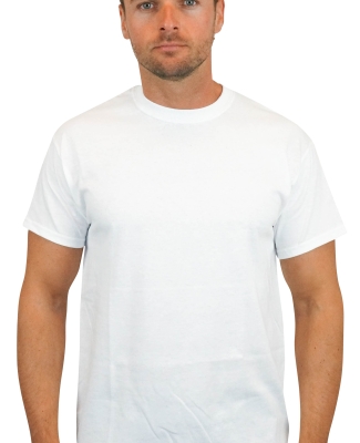 Gildan 5000 G500 Heavy Weight Cotton T-Shirt WHITE