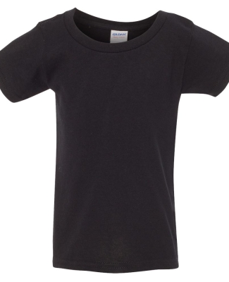 5100P Gildan - Toddler Heavy Cotton T-Shirt BLACK