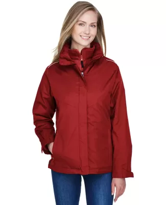 78205 Core 365 Ladies' Region 3-in-1 Jacket with F CLASSIC RED
