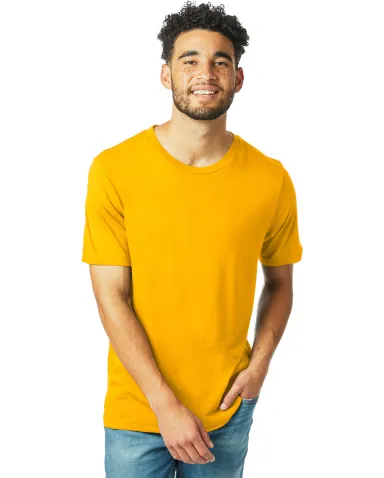 Alternative Apparel 1010 The Outsider Tee in Stay gold front view