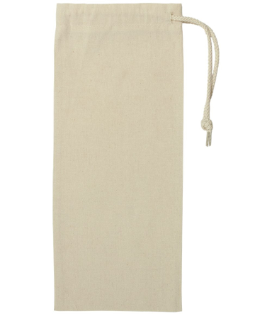 1727 Liberty Bags - Drawstring Wine Bag NATURAL