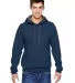 SF76R Fruit of the Loom 7.2 oz. Sofspun™ Hooded  J NAVY front view