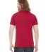 BB401W 50/50 T-Shirt in Red back view
