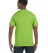 5250 Hanes Authentic Tagless T-shirt in Lime back view