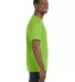 5250 Hanes Authentic Tagless T-shirt in Lime side view