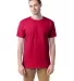 5280 Hanes Heavyweight T-shirt in Athletic crimson front view