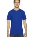 2001 American Apparel Fine USA Made Jersey Tee in Royal blue front view