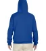 996M JERZEES® NuBlend™ Hooded Pullover Sweatshi ROYAL back view