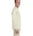 G240 Gildan Ultra Cotton Long Sleeve T-shirt NATURAL side view