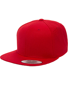 Fit Adult 6-Panel From Snapback Classic Flat Visor 6089M - Structured Yupoong-Flex